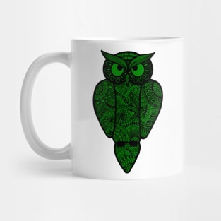 Owl (green) Mug